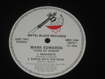 Mark Edwards (15) : Code Of Honor (12", EP)