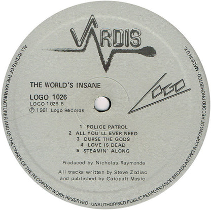 Vardis : The World's Insane (LP, Album)