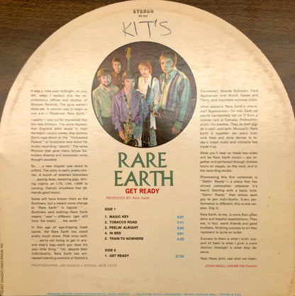 Rare Earth : Get Ready (LP, Album, Die)