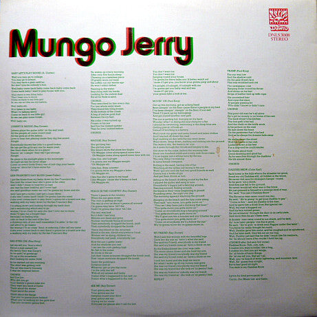 Mungo Jerry : Mungo Jerry (LP, Album, Gat)