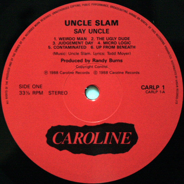 Uncle Slam : Say Uncle (LP, Album)