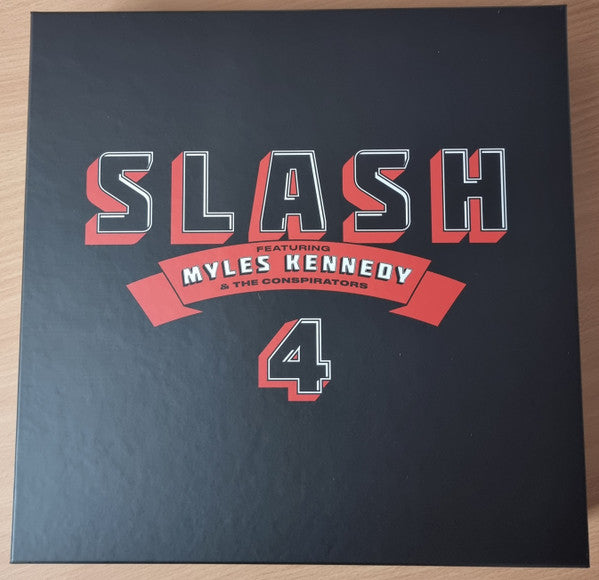 Slash (3) Featuring Myles Kennedy & The Conspirators : 4 (Box, Dlx + LP, Album + CD, Album + Cass, EP)