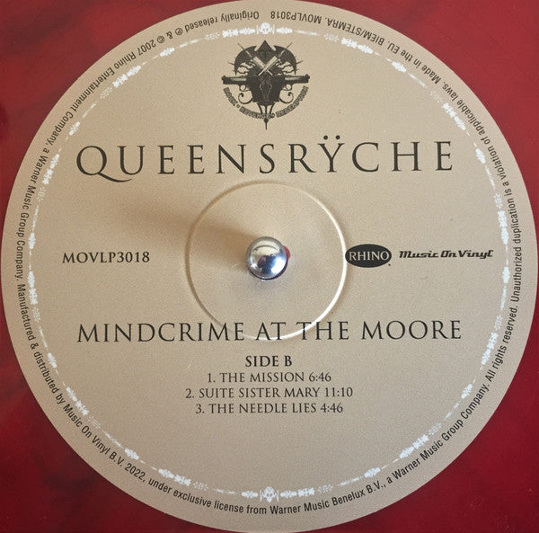 Queensrÿche : Mindcrime At The Moore (4xLP, Album, Ltd, Num, Red)