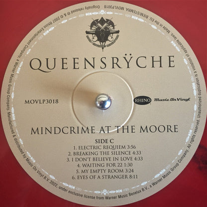 Queensrÿche : Mindcrime At The Moore (4xLP, Album, Ltd, Num, Red)