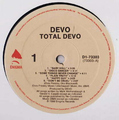 Devo : Total Devo (LP, Album, All)