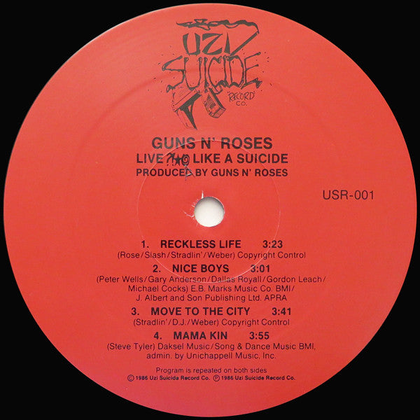 Guns N' Roses : Live ?!★@ Like A Suicide (12", EP)