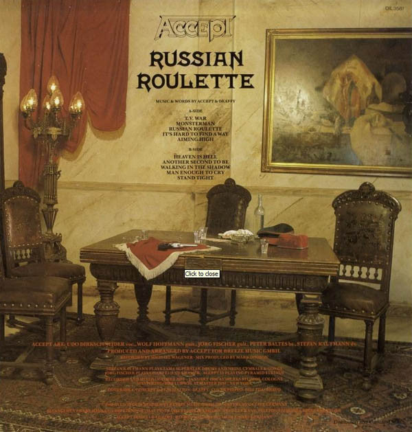 Accept : Russian Roulette (LP, Album)