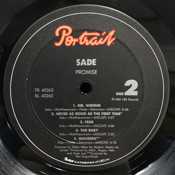 Sade : Promise (LP, Album, Pit)