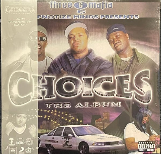 Three 6 Mafia : Choices: The Album (LP, Blu + LP, Pur + Album, Ltd, Num, Obi)