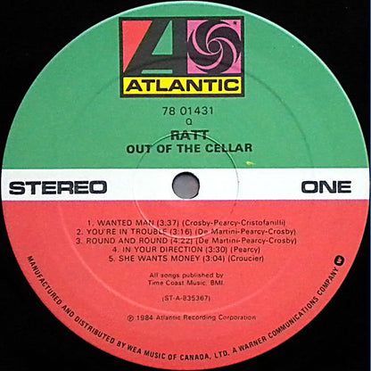 Ratt : Out Of The Cellar (LP, Album)