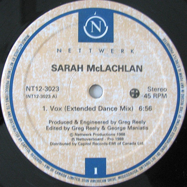 Sarah McLachlan : Vox (12")