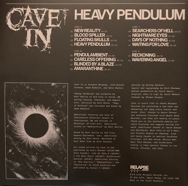 Cave In : Heavy Pendulum (2xLP, Album, Ltd, Gol)