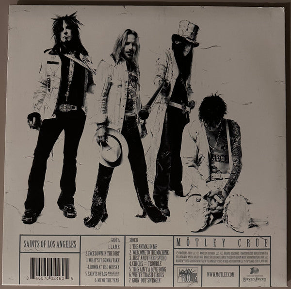 Mötley Crüe : Saints Of Los Angeles (LP, Album, Ltd, Whi)