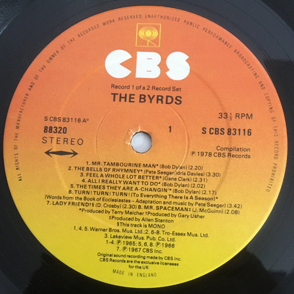 The Byrds : The Byrds (2xLP, Comp)