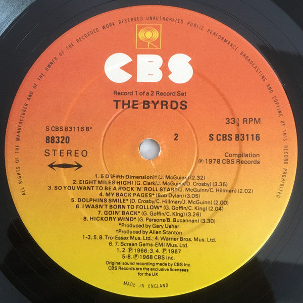 The Byrds : The Byrds (2xLP, Comp)