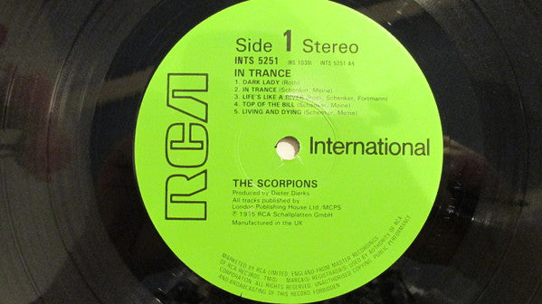 Scorpions : In Trance (LP, Album, RE)