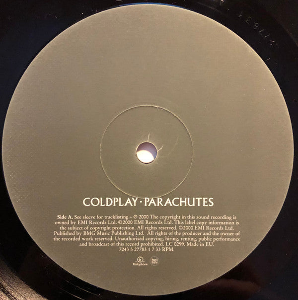 Coldplay : Parachutes (LP, Album, RE)