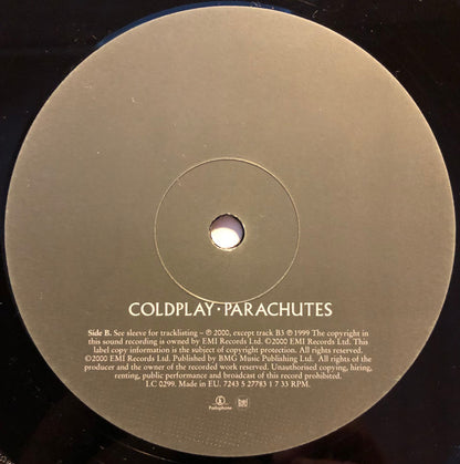 Coldplay : Parachutes (LP, Album, RE)