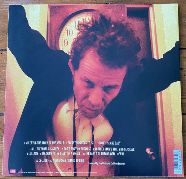 Tom Waits : Blood Money  (LP, Album, Ltd, RE, Ora)