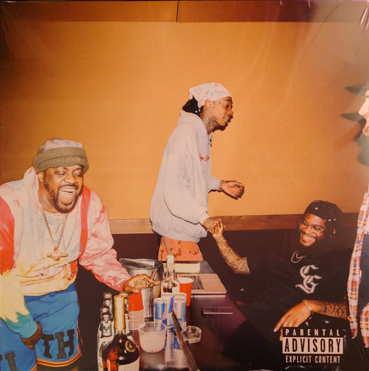 Wiz Khalifa, Big K.R.I.T., Smoke DZA, Girl Talk : Full Court Press (LP, Album, Ltd, Pin)