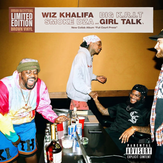 Wiz Khalifa, Big K.R.I.T., Smoke DZA, Girl Talk : Full Court Press (LP, Album, Ltd, Bro)