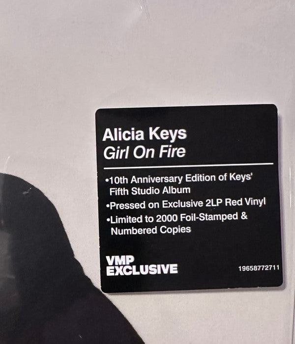 Alicia Keys : Girl On Fire (2xLP, Album, Club, Ltd, Num, RE, Red)