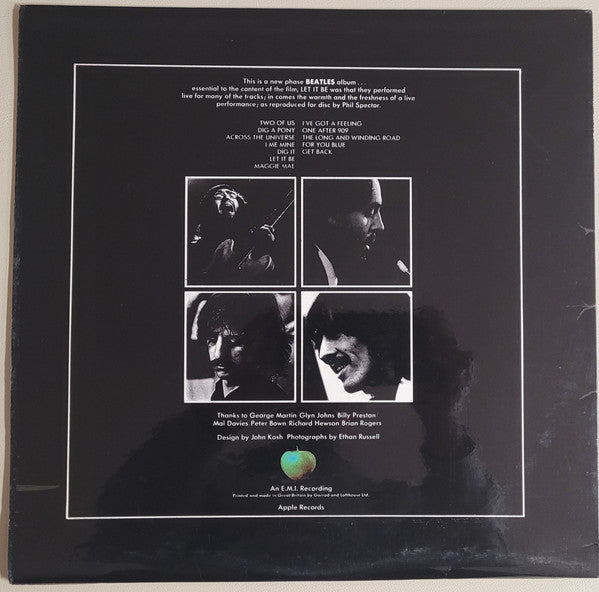 The Beatles : Let It Be (LP, Album, RE)