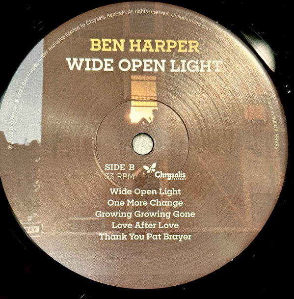 Ben Harper : Wide Open Light (LP, Album, Ltd, Num)