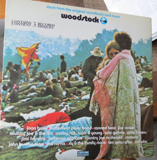 Various : Woodstock - Music From The Original Soundtrack And More (3xLP, Album)