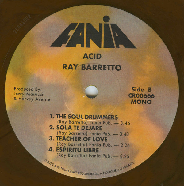 Ray Barretto : Acid (LP, Album, Mono, Club, RE, RM, Ora)