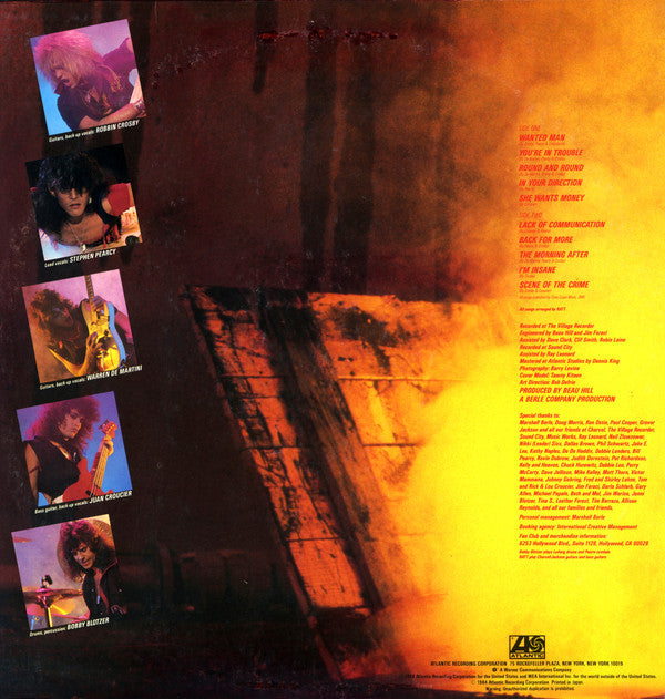 Ratt : Out Of The Cellar (LP, Album)