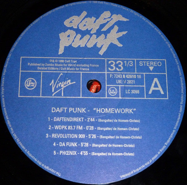 Daft Punk : Homework (2xLP, Album)