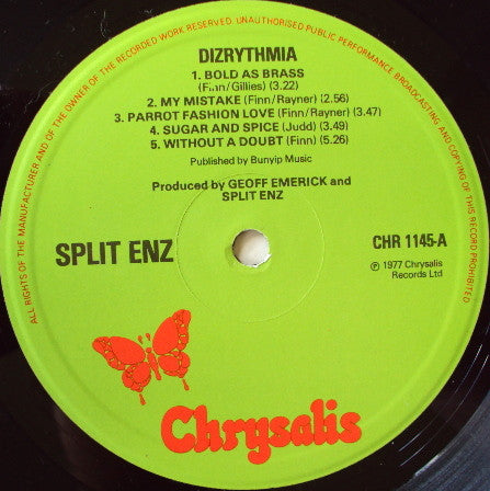 Split Enz : Dizrythmia (LP, Album)