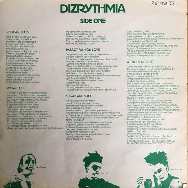 Split Enz : Dizrythmia (LP, Album)