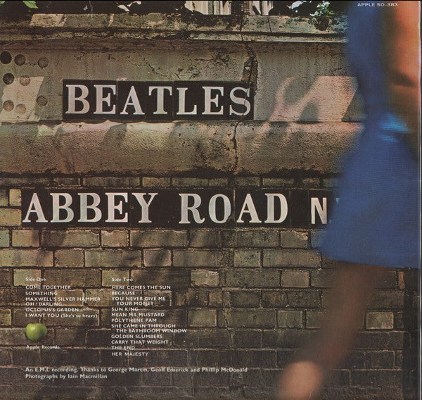 The Beatles : Abbey Road (LP, Album, Scr)