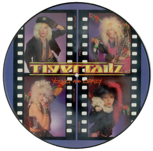 Tigertailz : Young And Crazy (LP, Album, Pic)