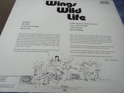 Wings (2) : Wild Life (LP, Album, RE)