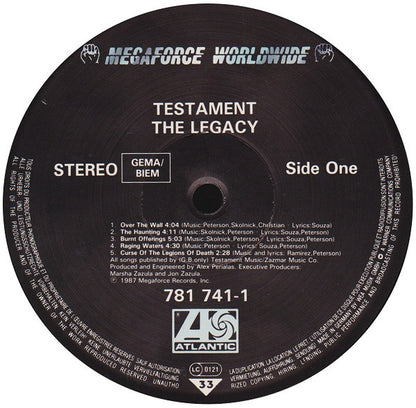 Testament (2) : The Legacy (LP, Album)