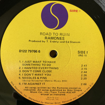 Ramones : Road To Ruin (LP, Album, RE, 180)