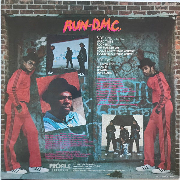 Run-DMC : Run-D.M.C. (LP, Album, RP)