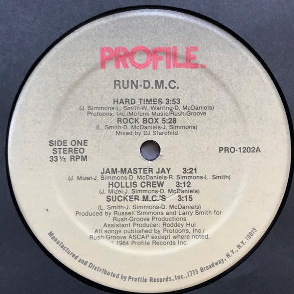 Run-DMC : Run-D.M.C. (LP, Album, RP)