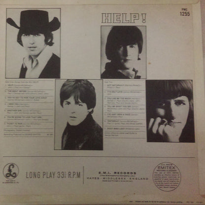 The Beatles : Help! (LP, Album, Mono)