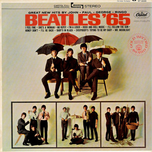 The Beatles : Beatles '65 (LP, Album, RE, Win)