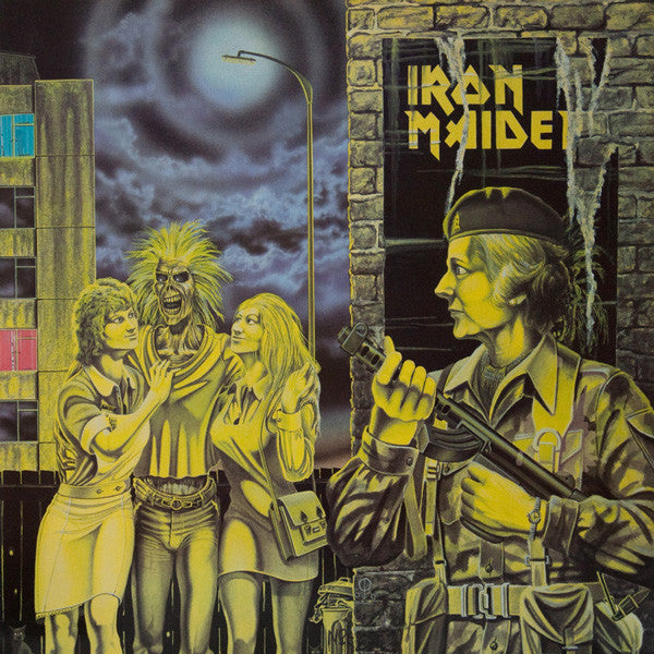 Iron Maiden : Women In Uniform (12", Single, Ltd)