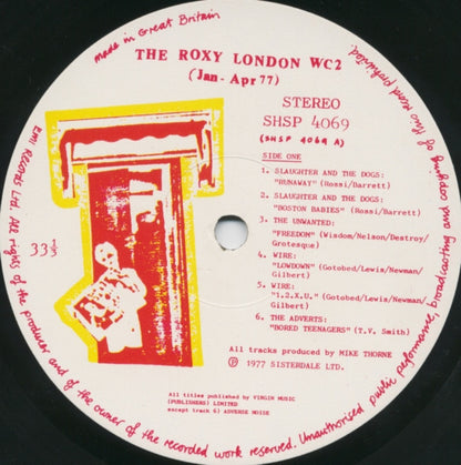 Various : The Roxy London WC2 (Jan - Apr 77) (LP, Album)