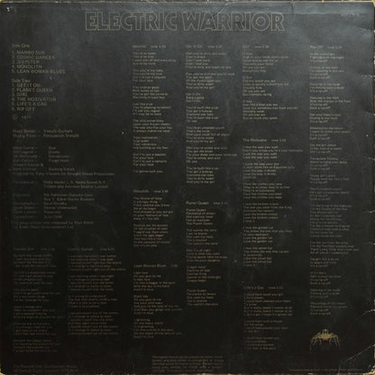 T. Rex : Electric Warrior (LP, Album)