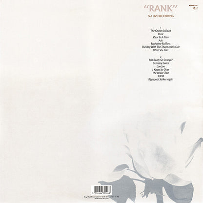 The Smiths : Rank (LP, Album, EMI)