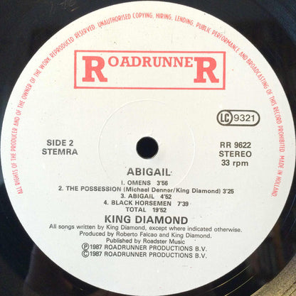 King Diamond : Abigail (LP, Album)