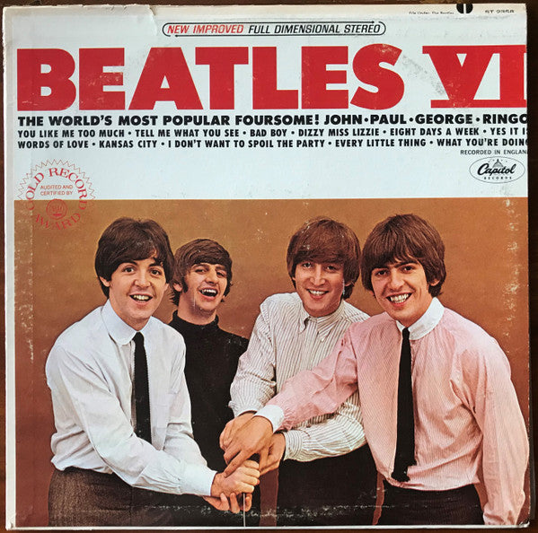 The Beatles : Beatles VI (LP, Album, RE, Pur)