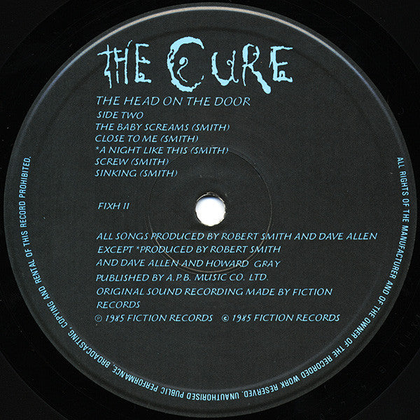 The Cure : The Head On The Door (LP, Album)